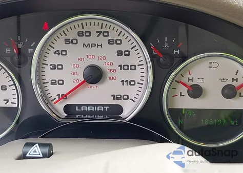 2008 Ford F-150 Lariat from USA, damaged, VIN 1FTPW14V98FB07601